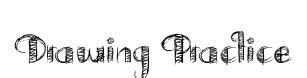 Drawing Practice original font preview