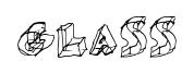 Glass original font preview