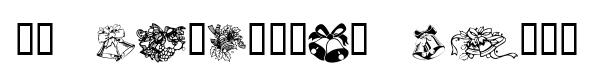KR Christmas Bells original font preview