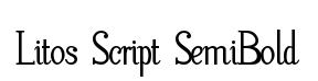 Litos Script SemiBold