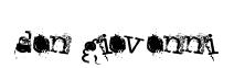 don giovonni original font preview