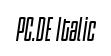 PC.DE Italic