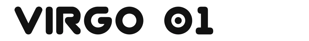 Virgo 01 original font preview