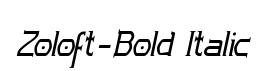 Zoloft-Bold Italic
