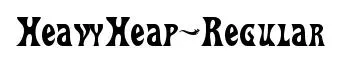 HeavyHeap-Regular