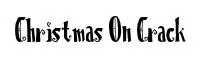Christmas On Crack original font preview
