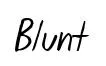 Blunt