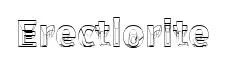 Erectlorite original font preview