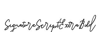SignatureScriptExtraBold