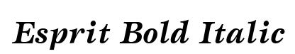 Esprit Bold Italic