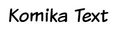 Komika Text Komtxt preview