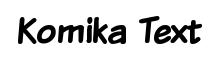 Komika Text Komtxtb preview