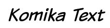 Komika Text Komtxti preview