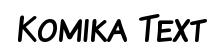 Komika Text Komtxtk preview