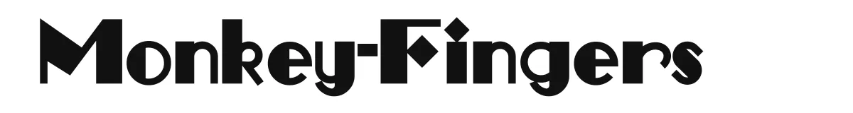 Monkey-Fingers original font preview