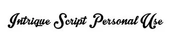 Intrique Script Personal Use