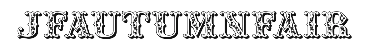 JFAutumnFair original font preview