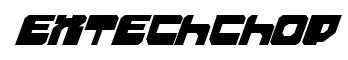 Extechchop original font preview
