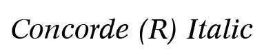 Concorde (R) Italic