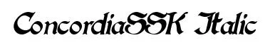 ConcordiaSSK Italic