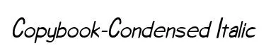 Copybook-Condensed Italic