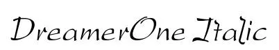 DreamerOne Italic