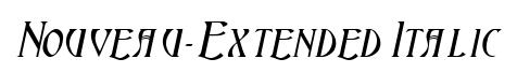 Nouveau-Extended Italic