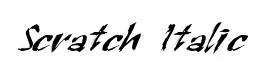 Scratch Italic