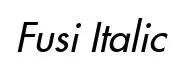 Fusi Italic