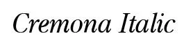 Cremona Italic