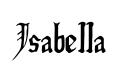 Isabella original font preview