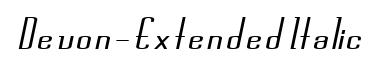 Devon-Extended Italic