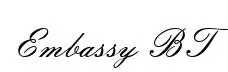 Embassy BT original font preview