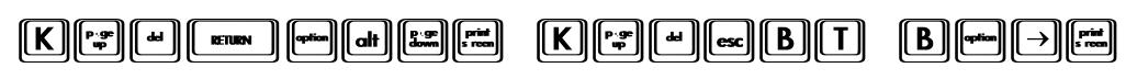 Keyboard KeysBT Bold