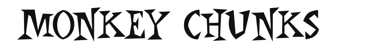 Monkey Chunks original font preview