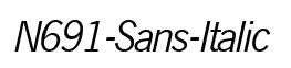 N691-Sans-Italic