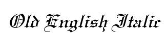 Old English Italic
