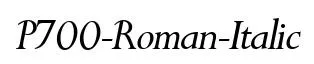 P700-Roman-Italic