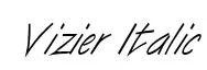 Vizier Italic