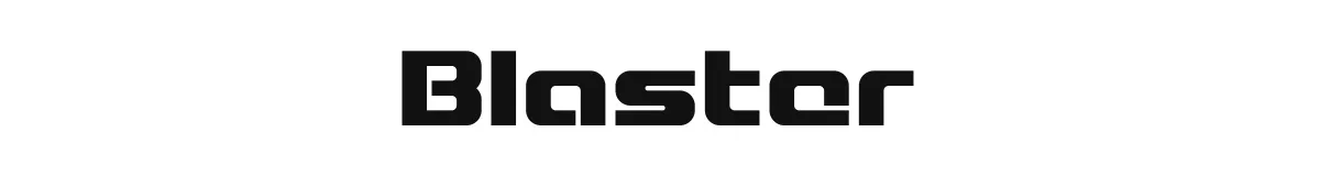 Blaster original font preview