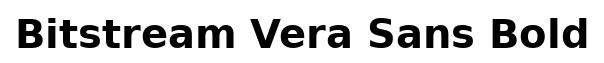 Bitstream Vera Sans Bold