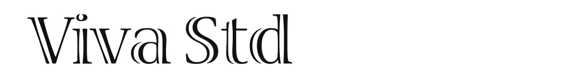 Viva Std original font preview