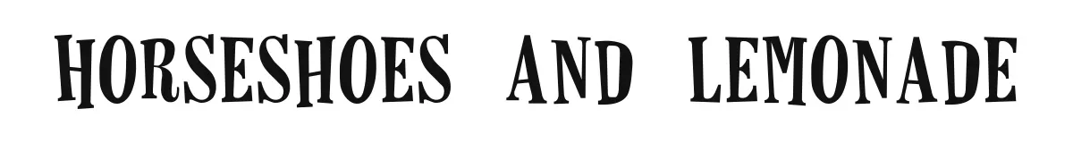 Horseshoes And Lemonade original font preview