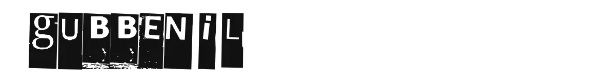 Gubben I L original font preview