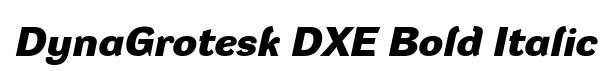 DynaGrotesk DXE Bold Italic
