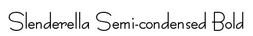 Slenderella Semi-condensed Bold