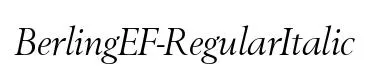 BerlingEF-RegularItalic