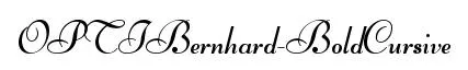 OPTIBernhard-BoldCursive