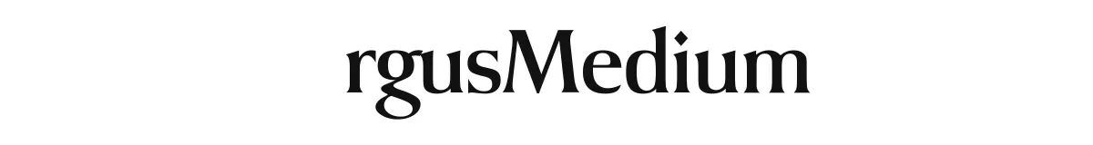 ArgusMedium original font preview