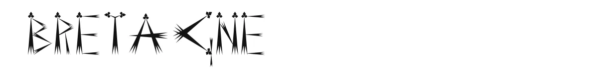 BRETAGNE original font preview